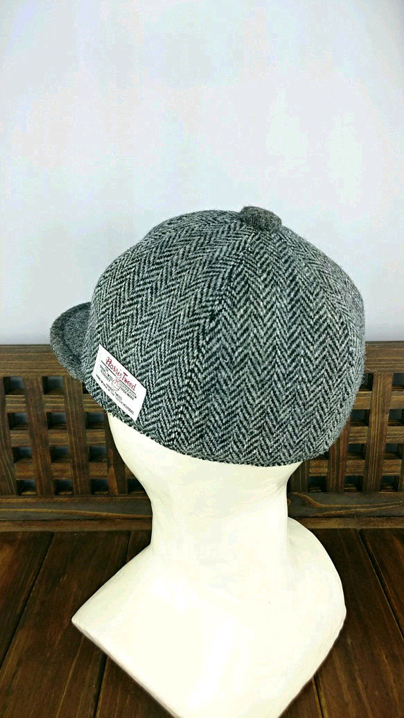 ＊Harris Tweed short brim cap＊h002＊ 3枚目の画像