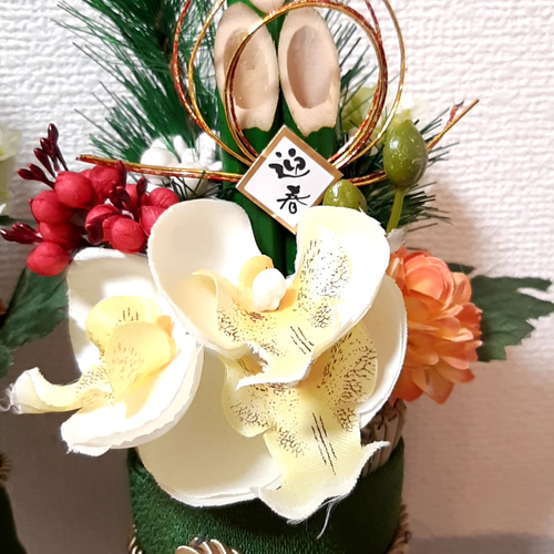 専用＊迎春2024 胡蝶蘭白ミニ 正月飾り(フェイク) 専用＊迎春2024 胡蝶蘭白ミニ 正月飾り(フェイク) 専用＊迎春2024 胡蝶