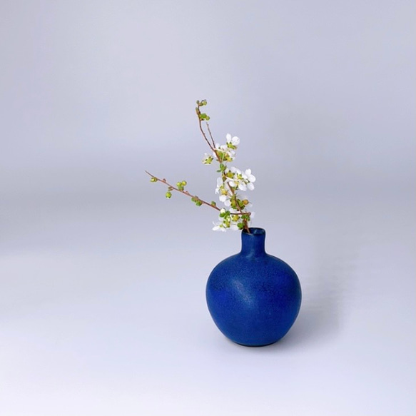 藍釉花瓶迷你✨ 第8張的照片