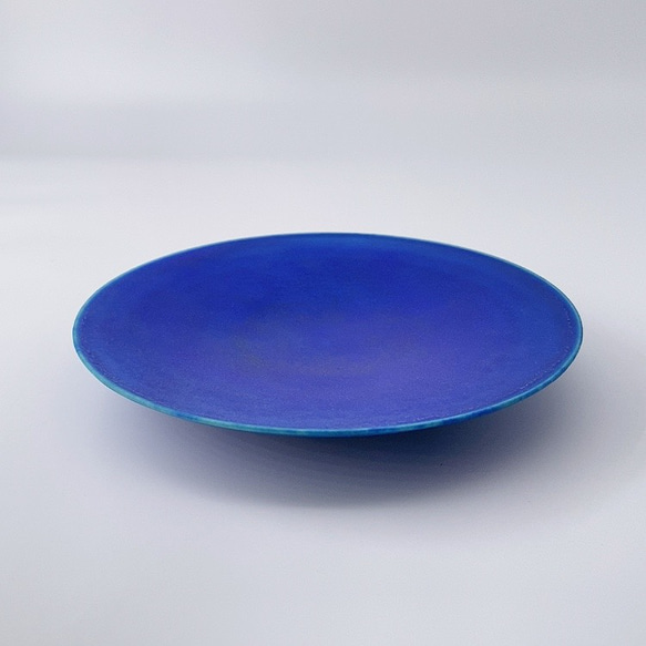 藍釉盤φ15.8cm ✨ 第1張的照片