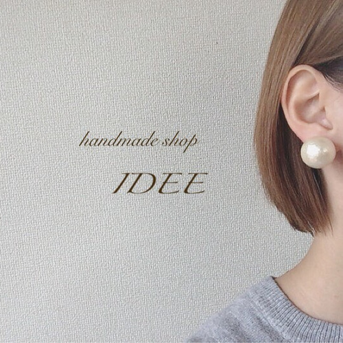 まべパールノンホールピアス ベビーパール ピアス ノンホールピアス 【5.0-6.0mm】スタッド 金属