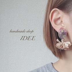 再×30＊flower flower earring* 2枚目の画像