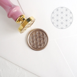 シーリングスタンプ】BLOOMING PEONY【334】 はんこ・スタンプ