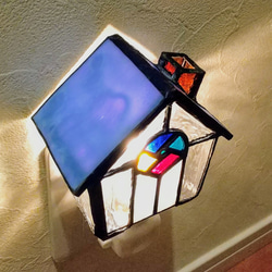 ステンドグラスのおうちライト ステンドグラス＊お家のランプ