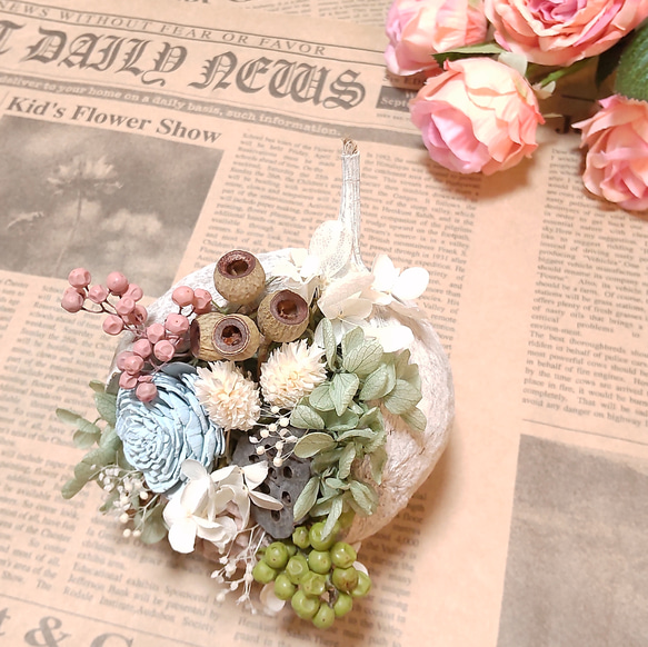 受注制作】幸せの実☆*ブッダナッツアレンジ☆* プリザーブド