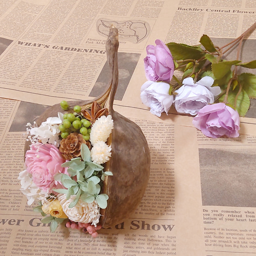 受注制作】幸せの実☆*ブッダナッツアレンジ☆* プリザーブド