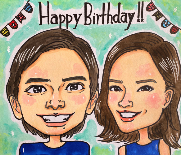 似顔絵イラスト  sampleページ☆ こっちのけんと さん の #似顔絵 #イラスト 🌟無断使用NG 連絡