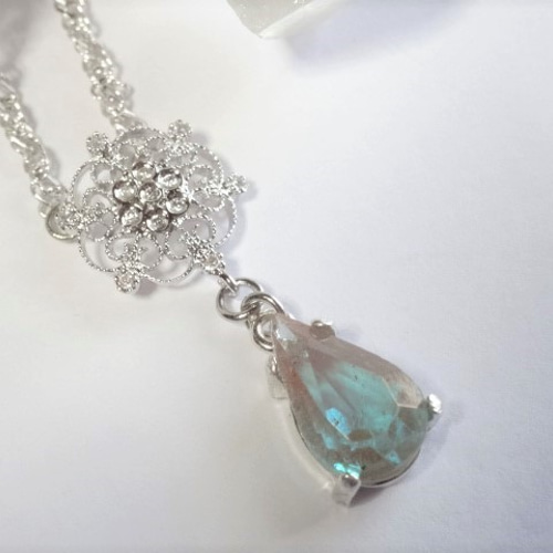 大粒ヴィンテージサフィレットサフィリーンペアシェイプ