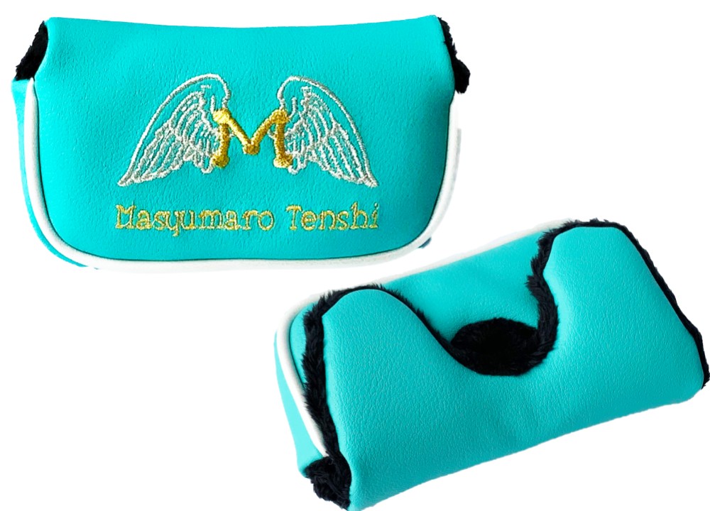 ゴルフ用品・マレット型・マグネットタイプ・合皮生地・ハンドメイド