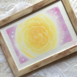 《SOLD》【絵画】Yellow Rose 3枚目の画像