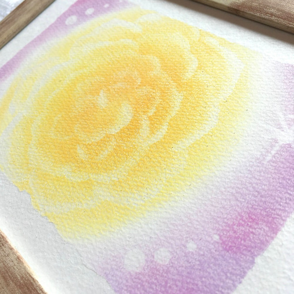 《SOLD》【絵画】Yellow Rose 5枚目の画像