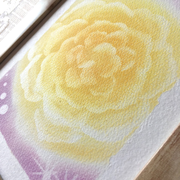 《SOLD》【絵画】Yellow Rose 6枚目の画像