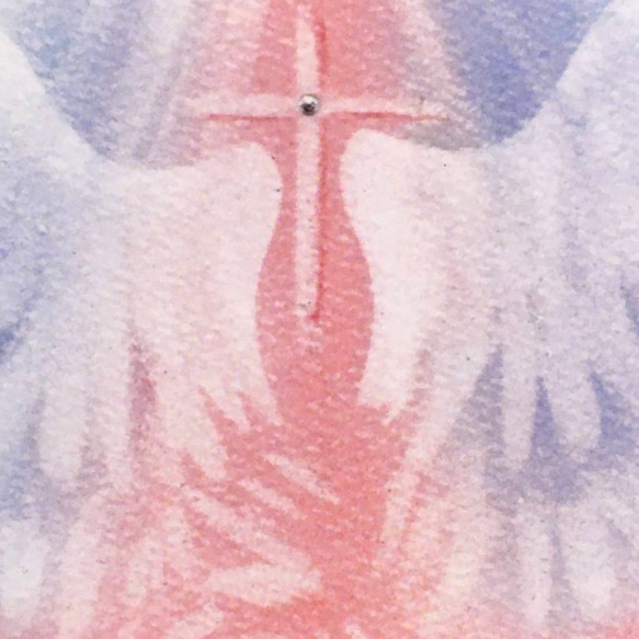 【ポストカード】祈りの園　★選べる3枚《メッセージ付》天使画　癒し　羽　バラ　ヒーリング 4枚目の画像