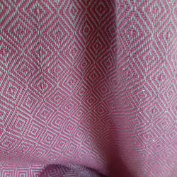 手織りロングマフラー (コットン、カシミヤ) 5枚目の画像