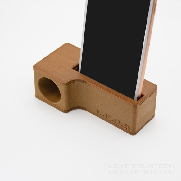 置くだけスマホスピーカー「Eco Speaker 3D」☆無電源・スマホスタンド・アウトドア☆ 3枚目の画像