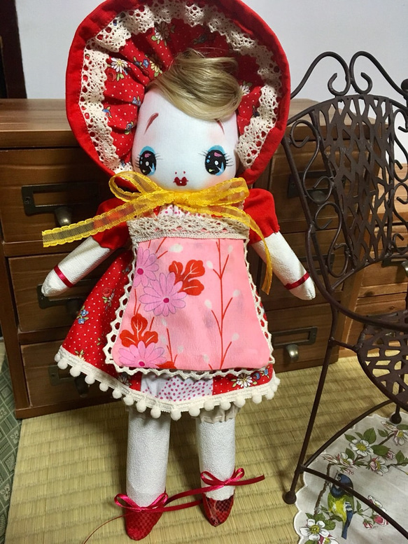*Yachi doll* 文化人形◆まりさん◆34㎝ 5枚目の画像