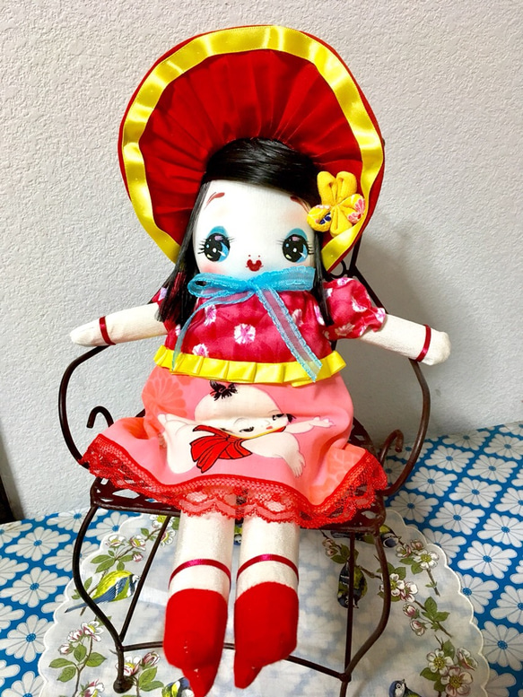 *Yachi doll* 文化人形◆ちこさん◆34㎝ 5枚目の画像