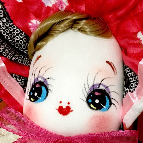 Yachi doll* 文化人形◇らんさん◇35㎝ その他人形 ママー文化堂
