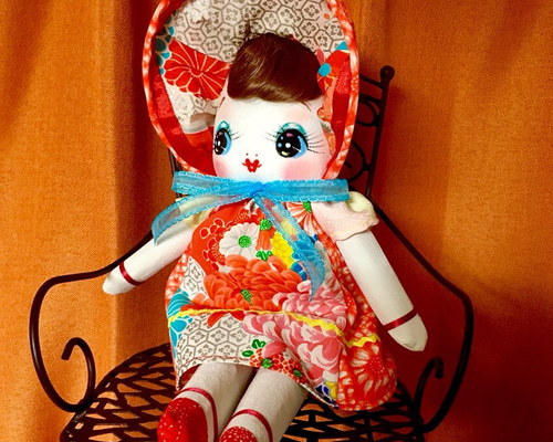 Yachi doll* 文化人形◇すうさん◇34㎝ その他人形 ママー文化堂