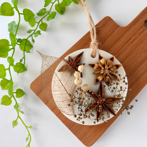 クリスマス＊ボタニカル アロマワックスサシェ＊アロマワックスバー