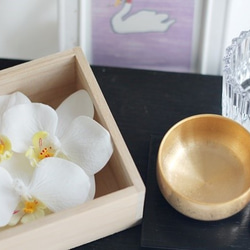 桐箱セット　お花とお線香”胡蝶蘭” 3枚目の画像