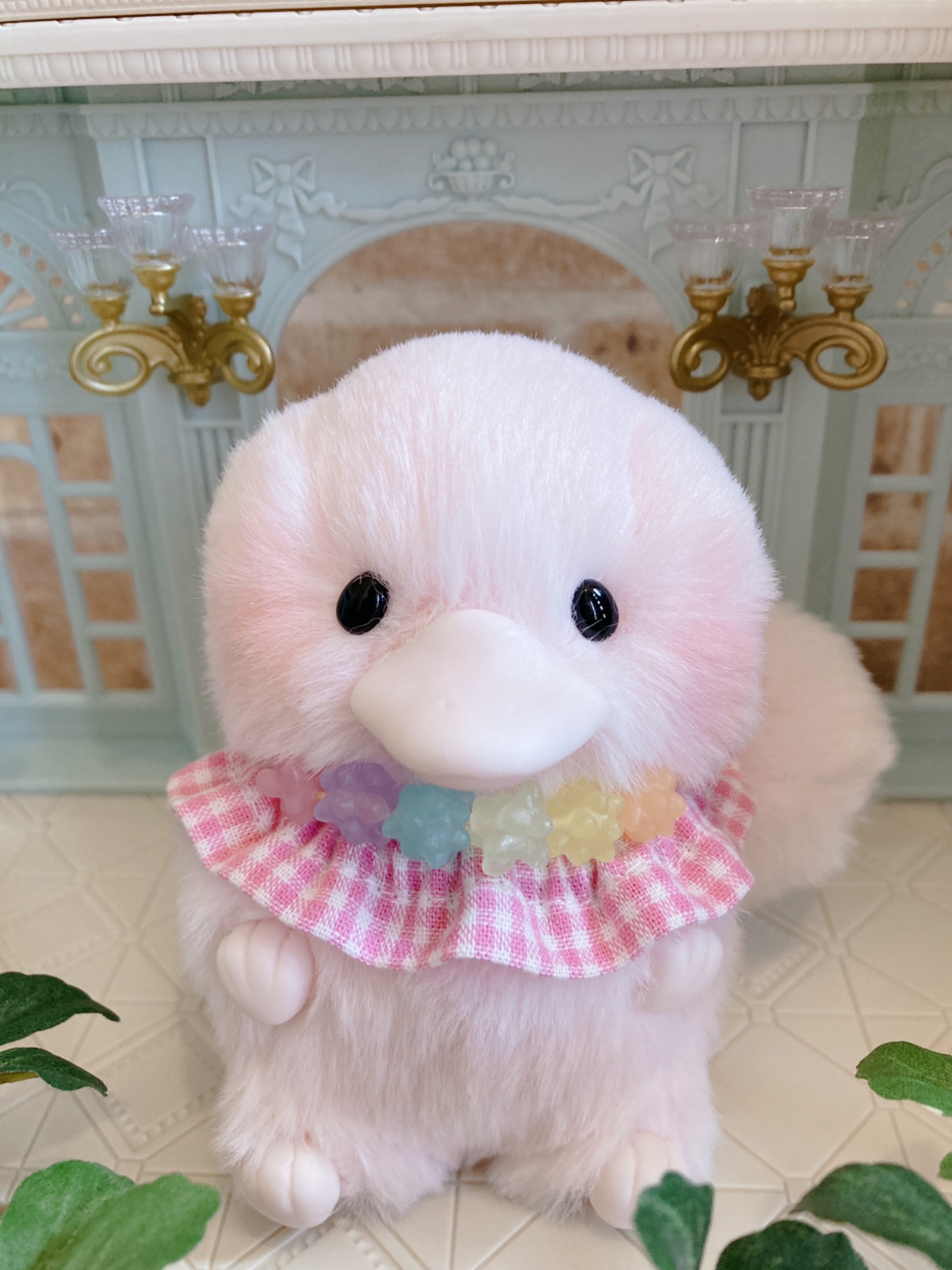 ☆ハンドメイドぬいぐるみ☆ こんぺいとうちゃん☆ 桜色ハリネズミちゃん