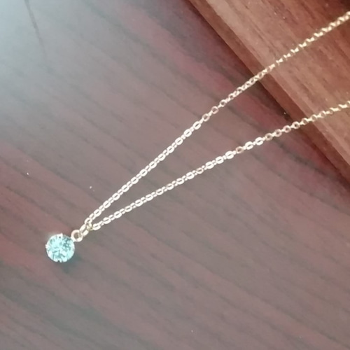 SWネックレス／ワンポイントブルー ネックレス・ペンダント 栄−sakae