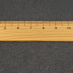一位の木の定規(15cm) 1枚目の画像