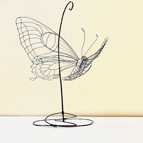 ワイヤーアート アゲハチョウ 蝶々 昆虫