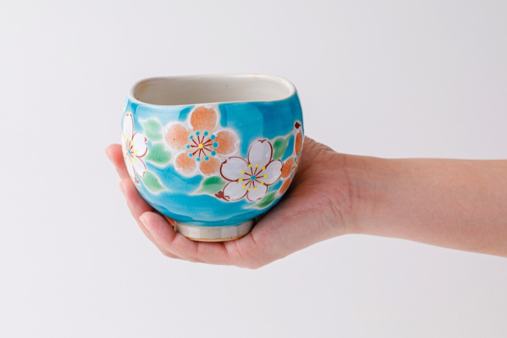 いっぷく碗　彩日和ブルー