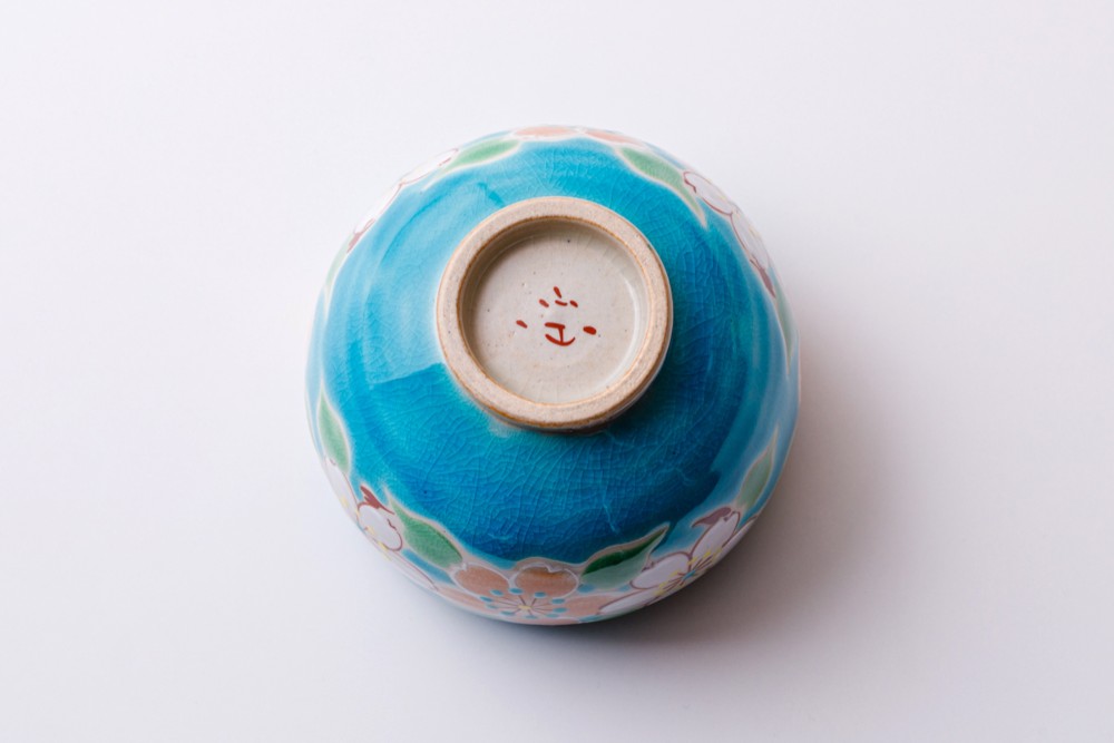 いっぷく碗　彩日和ブルー