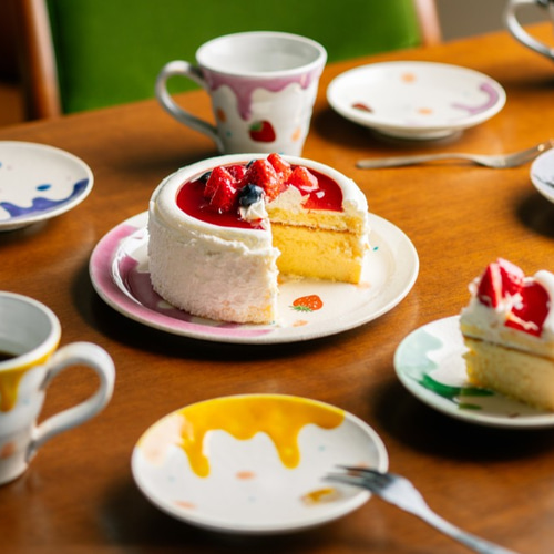 お値下げ！ ストロベリー柄 皿 6枚セット ストロベリー柄(ベリー＆いちご) | ヨーロッパ雑貨・食器/陶器小物