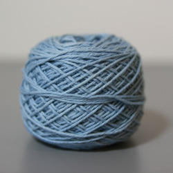藍４　草木染糸　１０ｇ　刺し子糸・刺繍など・手芸材料に 2枚目の画像