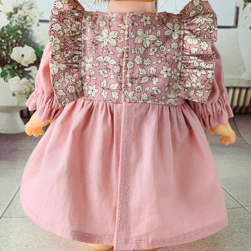 子供服 ワンピース ピンク花柄 ドール服 と お揃い 子供服 mari 通販