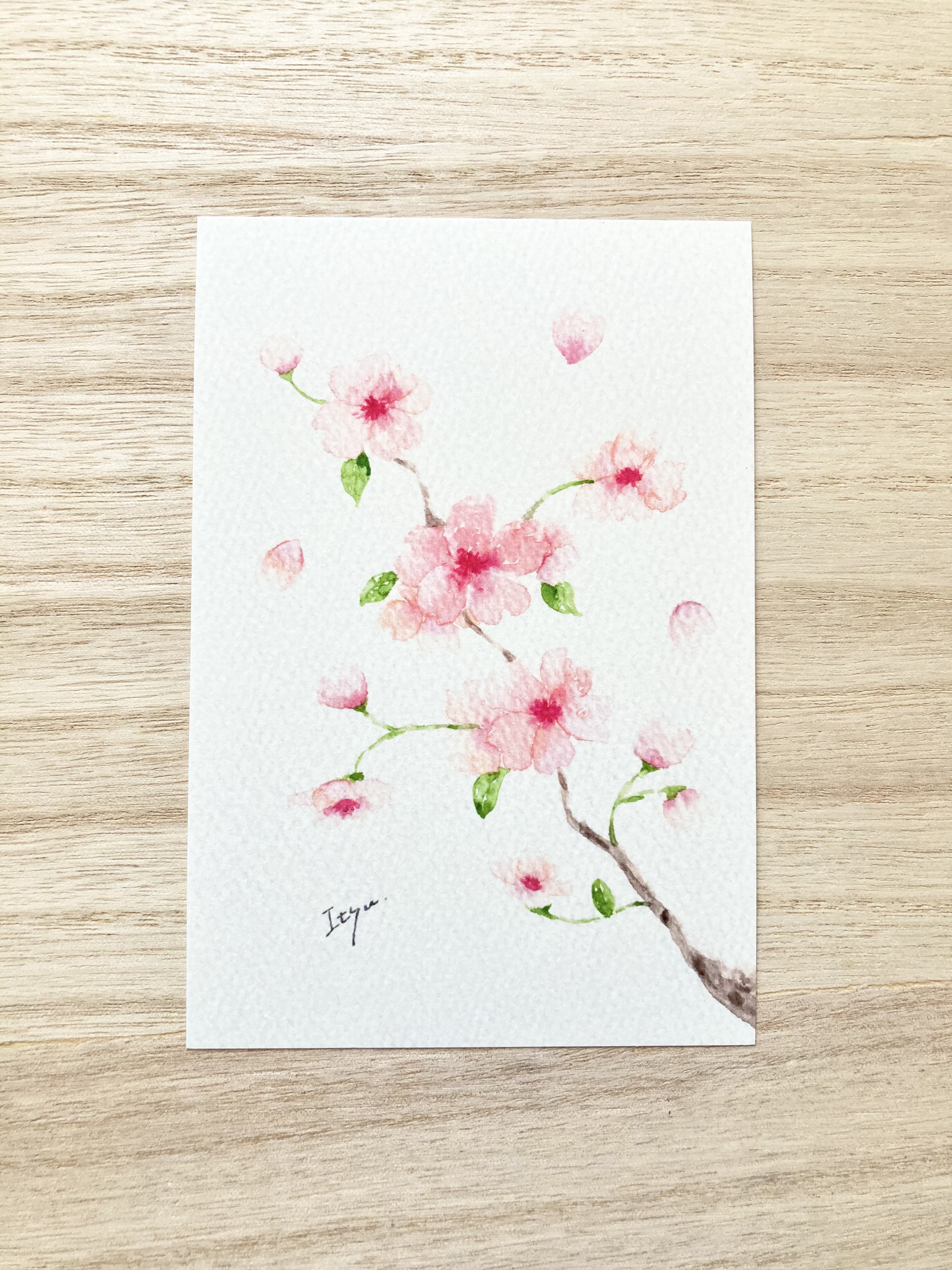 ③桜【pink*flower*happiness】春の訪れ シーグラスアート