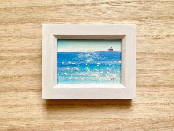 水彩画 陸揚げ船 (額縁付き) 水彩画 陸揚げ船 (額縁付き) 水彩画 陸揚げ船 (額縁付き)