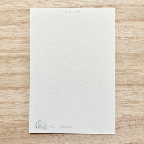 3枚セット「かき氷食べよ♪」水彩画イラストポストカード うさぎ