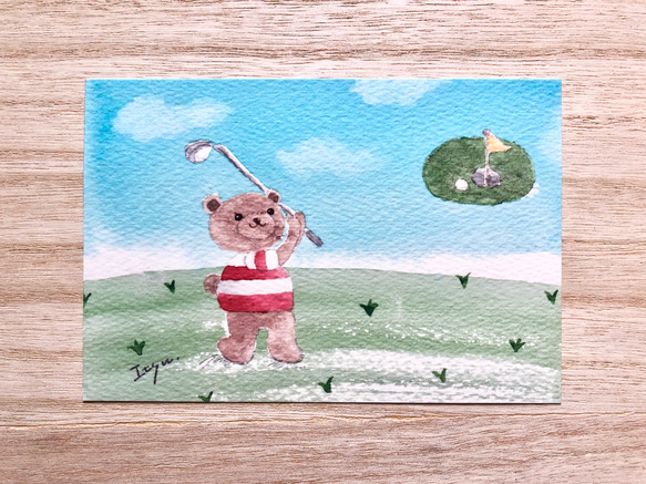 くまのプーさん ポストカード 額縁入り 水彩画 くまのプーさん ポストカード 額縁入り 水彩画