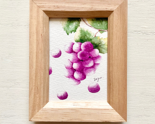 日本画　葡萄Ⅰ　葡萄Ⅱ 日本画 葡萄Ⅰ 葡萄Ⅱ 楽天市場】ぶどう（日本画｜絵画