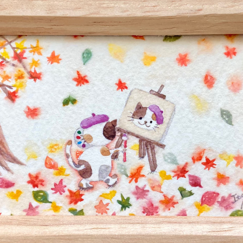自画像　ミニ絵画 0_3411d03e55dd867cc7ef6fc90bc9