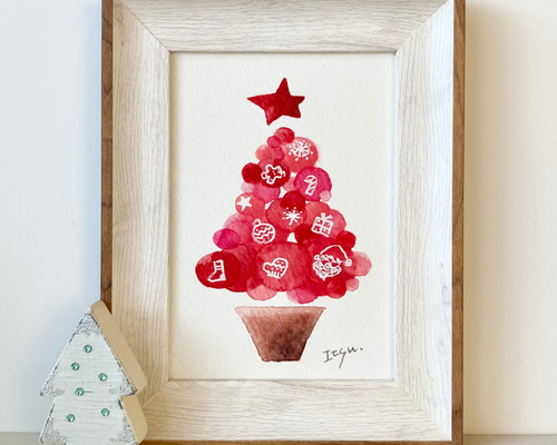 水彩画「クリスマス人形」 0_b0ccf20ede7b51e25c9dd8656ffb