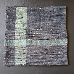 《手織り》平織りクッションカバー/40×40 3枚目の画像