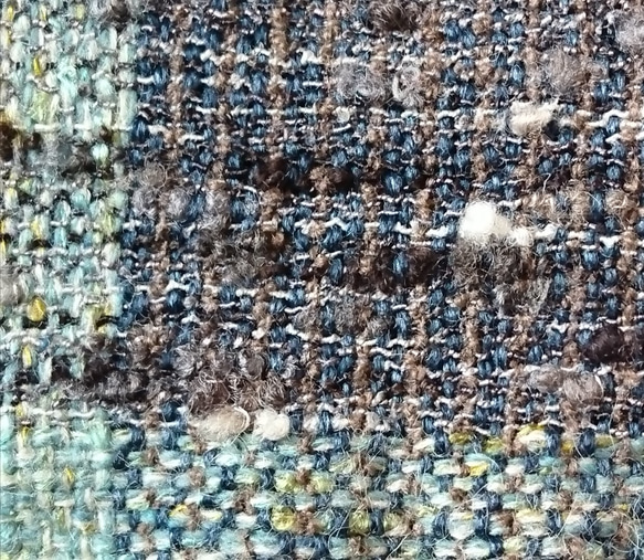 《手織り》平織りクッションカバー/40×40 5枚目の画像