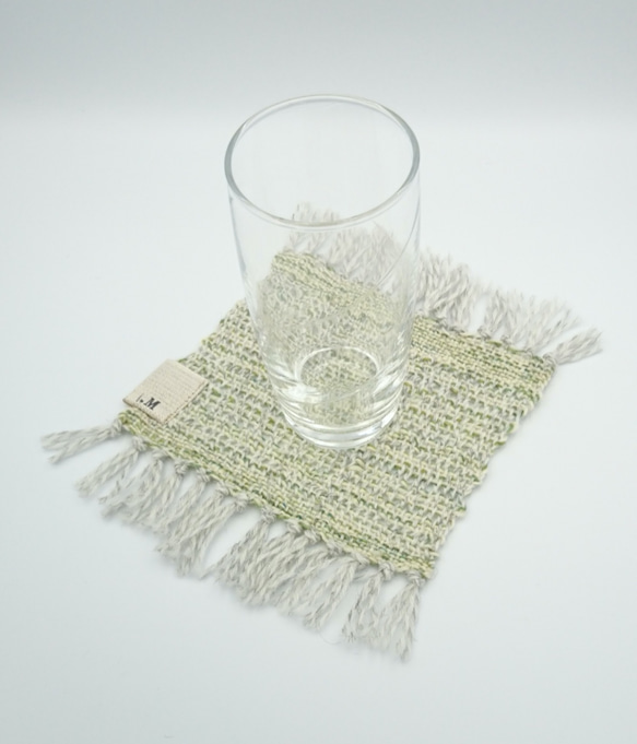 《手織り》透かし織りランチョン・コースターセット 3枚目の画像