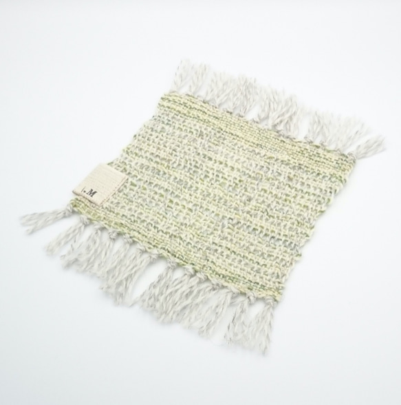 《手織り》透かし織りランチョン・コースターセット 4枚目の画像