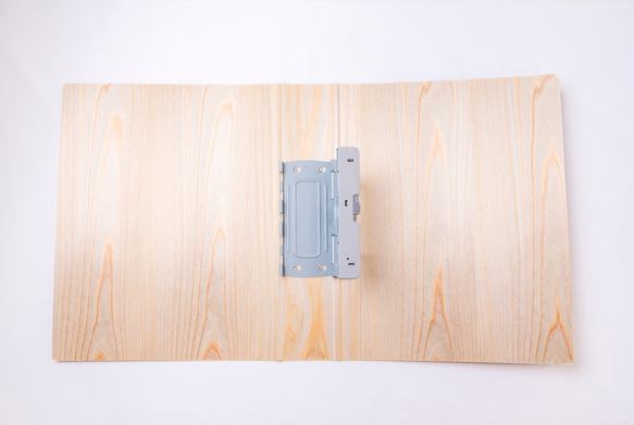 「普通に、木の文具」シリーズ　木のふぁいる　パイプ式50ｗ 4枚目の画像