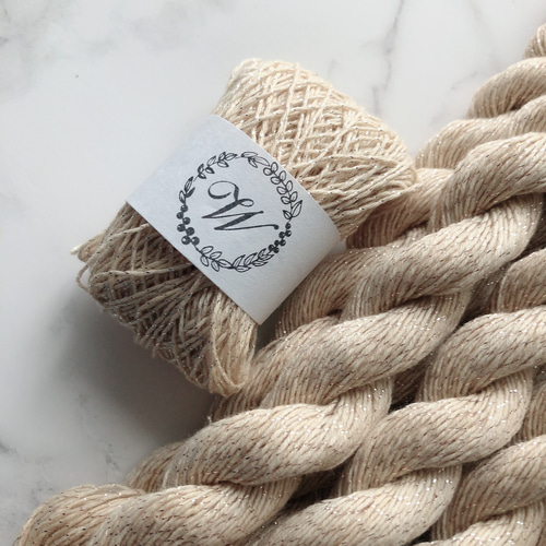 手染め刺し子糸【ラメ糸】No.77 その他素材 White☆Clover 通販  