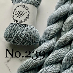 手染め糸★お得セット★№3 手染め刺し子糸セット【ラメ糸】No.2 糸・ミシン糸 White☆Clover 通販