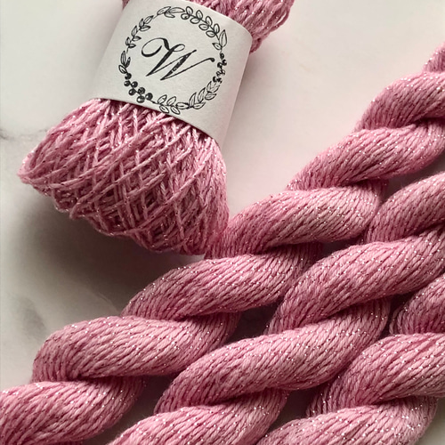 手染め刺し子糸【ラメ糸】No.245 糸・ミシン糸 White☆Clover 通販  