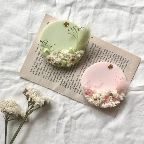 ちっちゃな巾着サシェ／詰替タイプ【紫陽花ピンク】